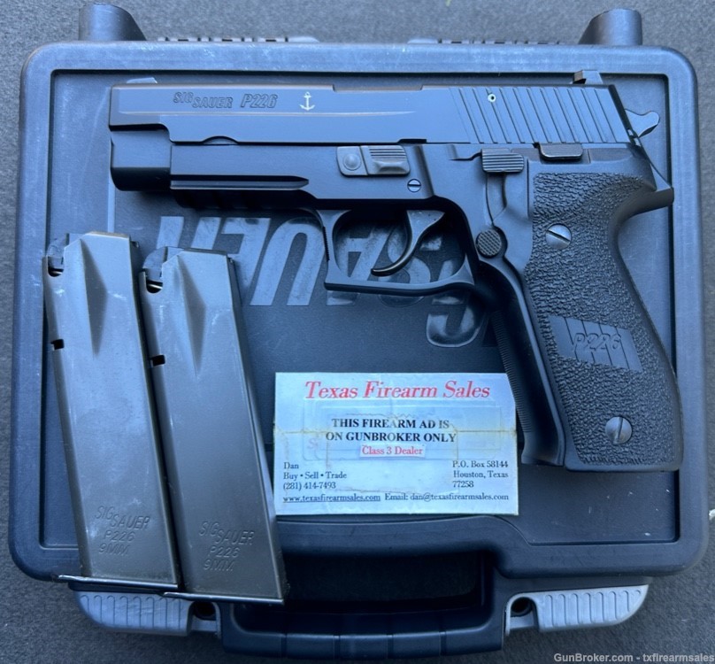 Early Sig Sauer P226R Pre MK25 Navy Special Edition 9mm, Made in 2010-img-0