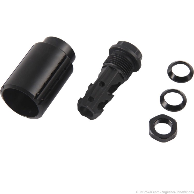 1/2x28 Flash Hider Can 1/2x28 Comp Compensator Flash Can Hider Compensator-img-0