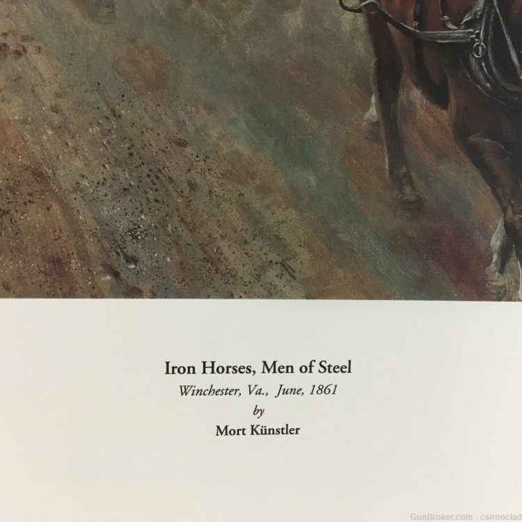 Civil War IRON HORSES MEN OF STEEL print by Mort Kunstler-img-3