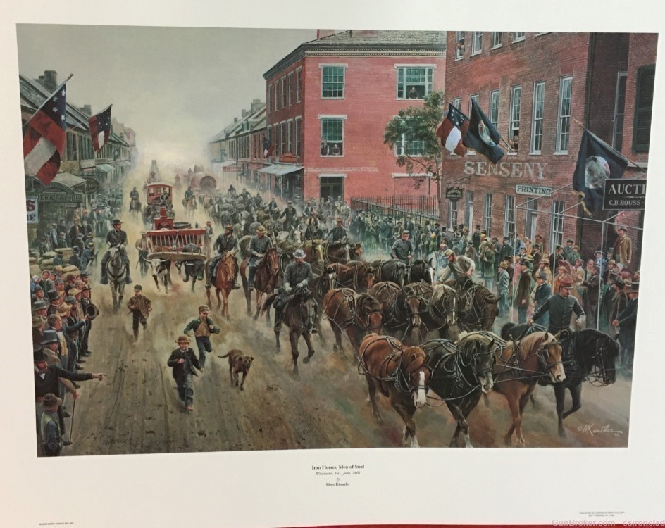 Civil War IRON HORSES MEN OF STEEL print by Mort Kunstler-img-1