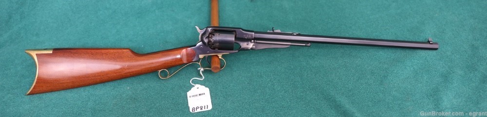 BP-811* Uberti 1858 New Army Black Powder Carbine 44 Cal -img-1