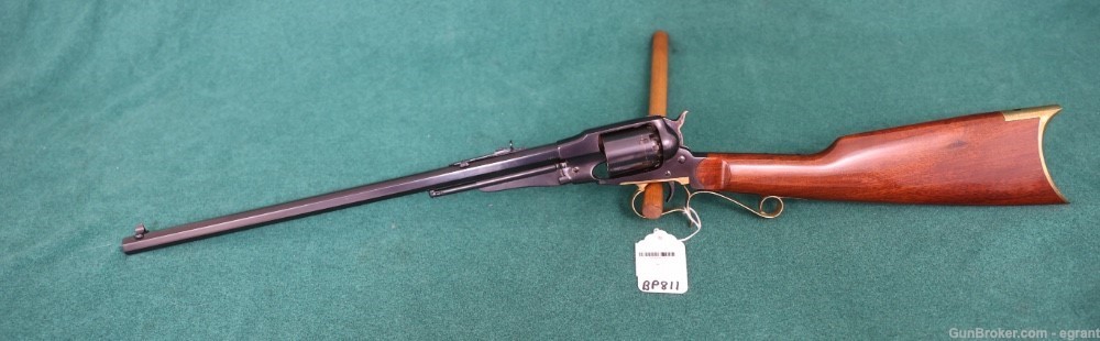 BP-811* Uberti 1858 New Army Black Powder Carbine 44 Cal -img-2