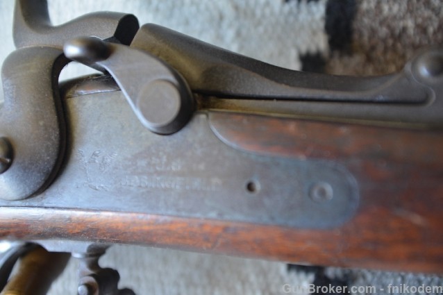 Springfield 1884 rifle 45/70 w bayonet nice cond-img-8