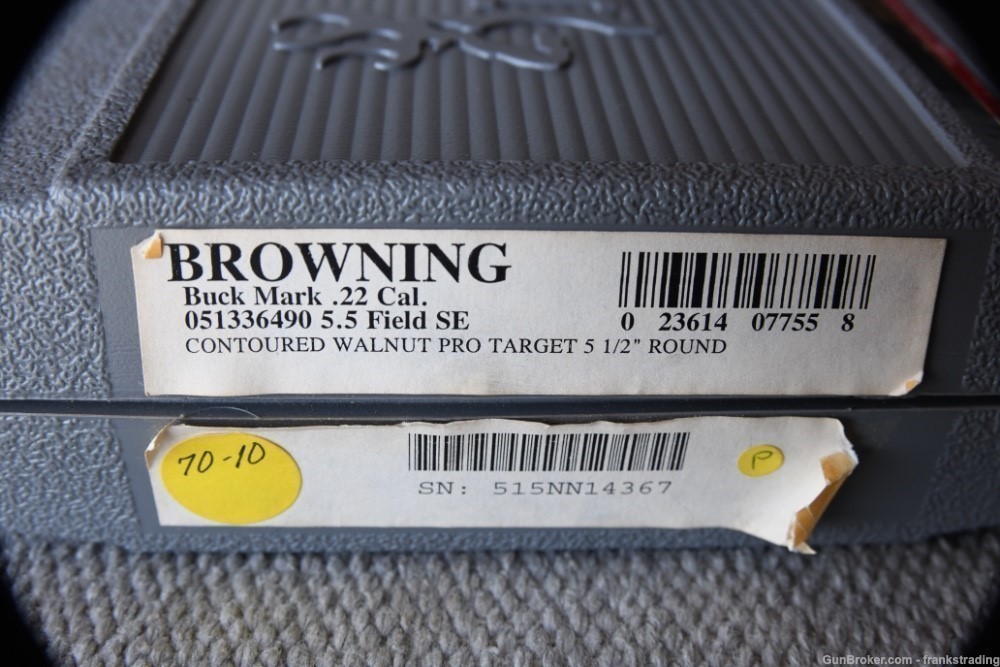 Browning Buck Mark Field SE Pro Target 22 caliber NEW in box from 1999-img-13
