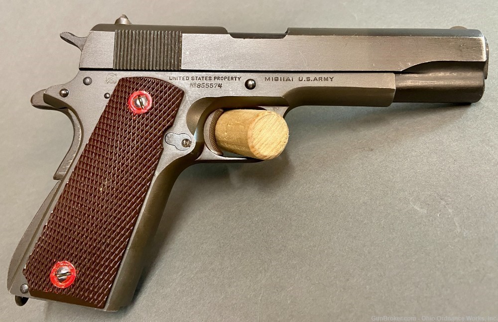 (2) Colt Mod 1911A1 Pistols with Marketing Material & Fitted Leather Case-img-30