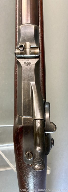 U.S. Springfield Model 1877 Transitional Trapdoor with Rare Bull Rear Sight-img-20