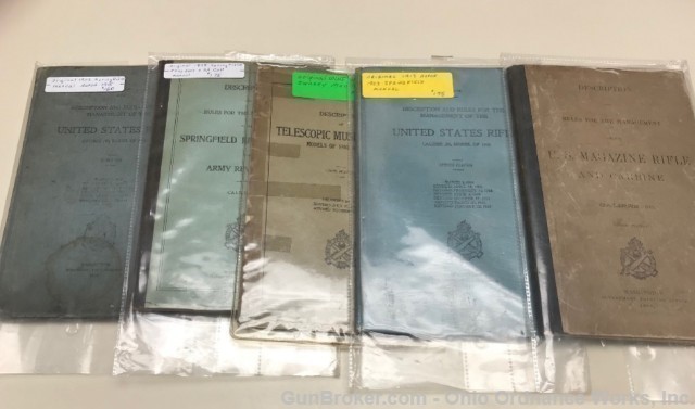 Collection of Original US Issue Rifle Manuals-img-0