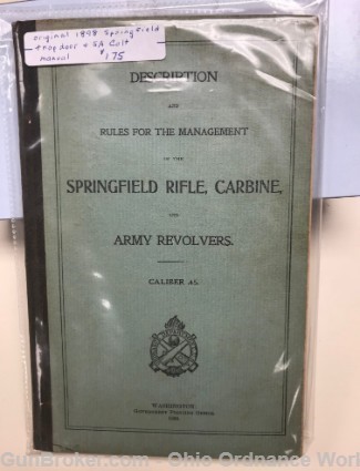 Collection of Original US Issue Rifle Manuals-img-1