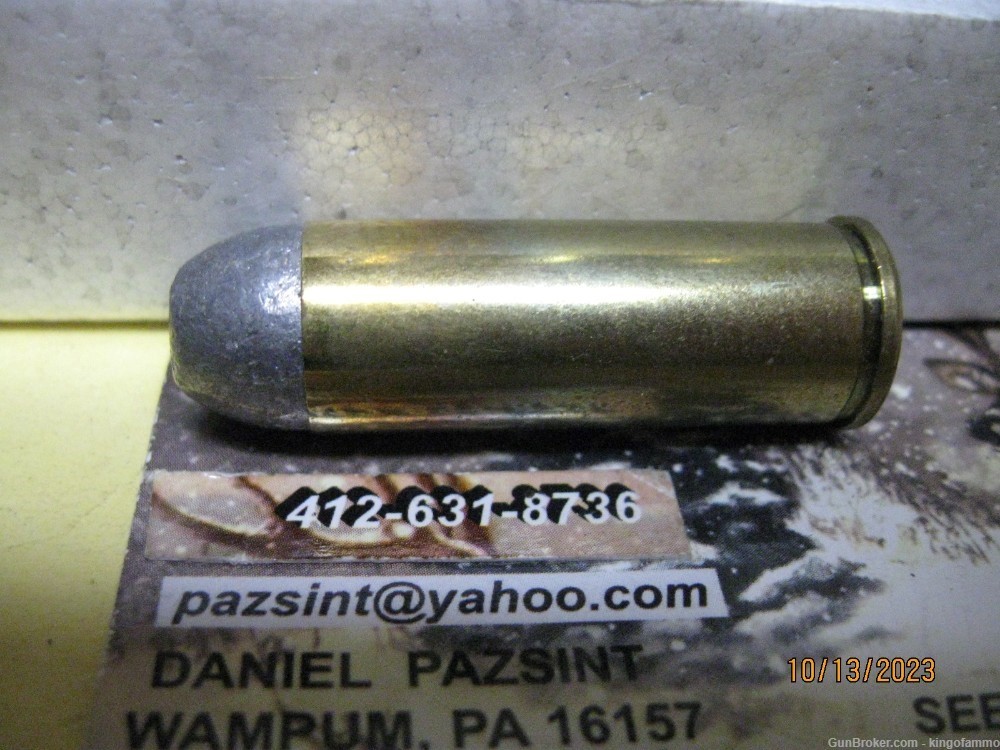 Winchester 45 Long Colt Cowboy Action Ammo 33 rnds & Once Fired Brass-img-5