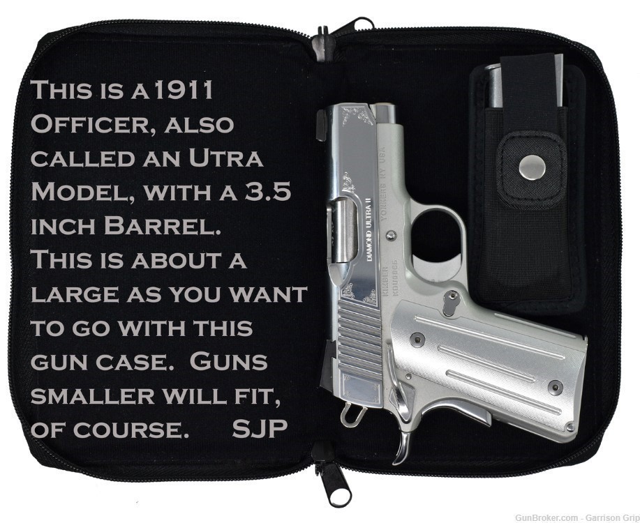 Garrison Grip Leather Locking Day Planner Style Gun Case for SM Guns-img-3
