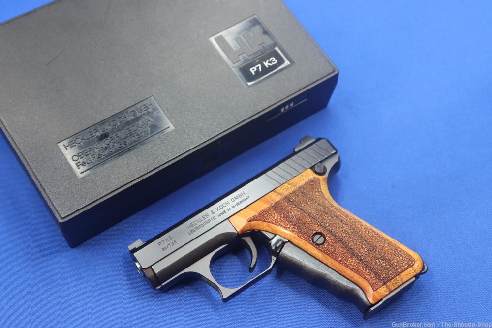 Heckler & Koch Model P7 K3 Pistol 380ACP Made in W Germany H&K 1987 P7K3 IH-img-4