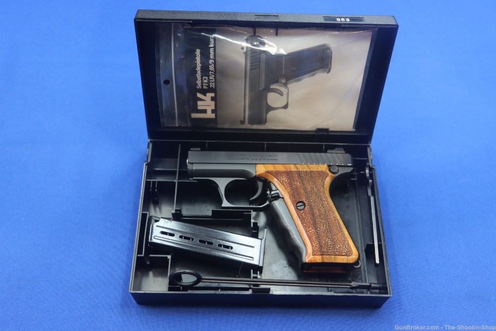 Heckler & Koch Model P7 K3 Pistol 380ACP Made in W Germany H&K 1987 P7K3 IH-img-2
