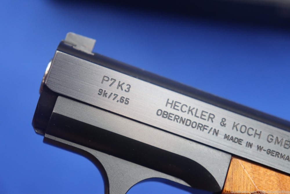 Heckler & Koch Model P7 K3 Pistol 380ACP Made in W Germany H&K 1987 P7K3 IH-img-20