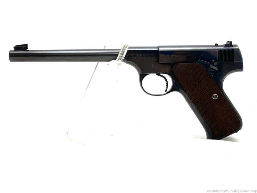 Colt The Woodsman .22 LR 6.5" 10rd Blue/Wood Used C-3200-img-0