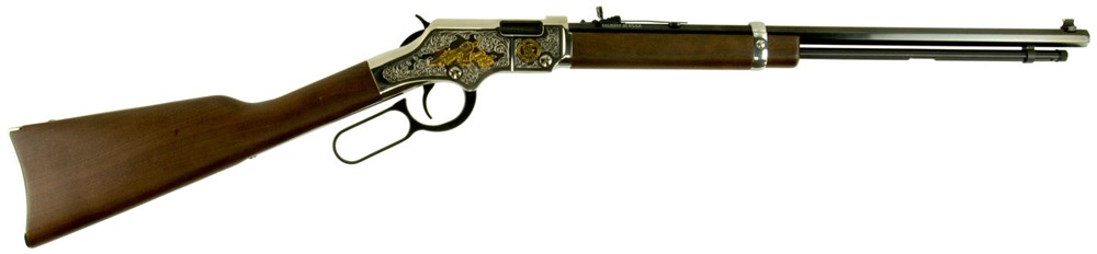 Henry Golden Boy 2nd Amendment Tribute 22 Short Rifle 20 16LR/21 Short Amer-img-1