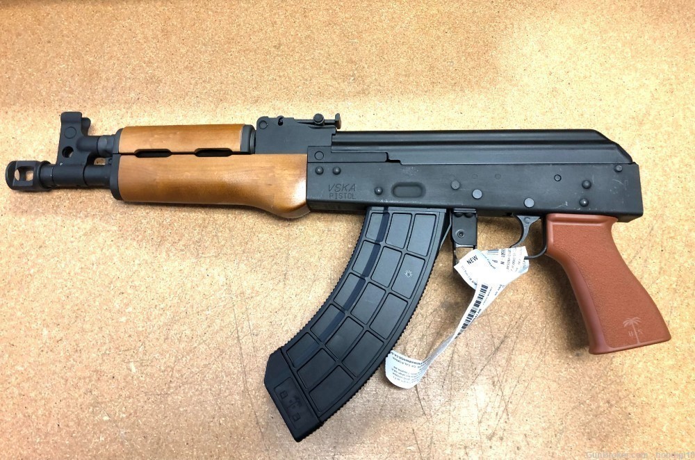Century Arms VSKA Draco Ak Pistol 7.62x39 HG6501-N US Palm 30rd NO CC FEES-img-1