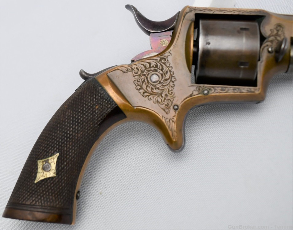 Charles Osborne Brass Frame Revolver-img-1
