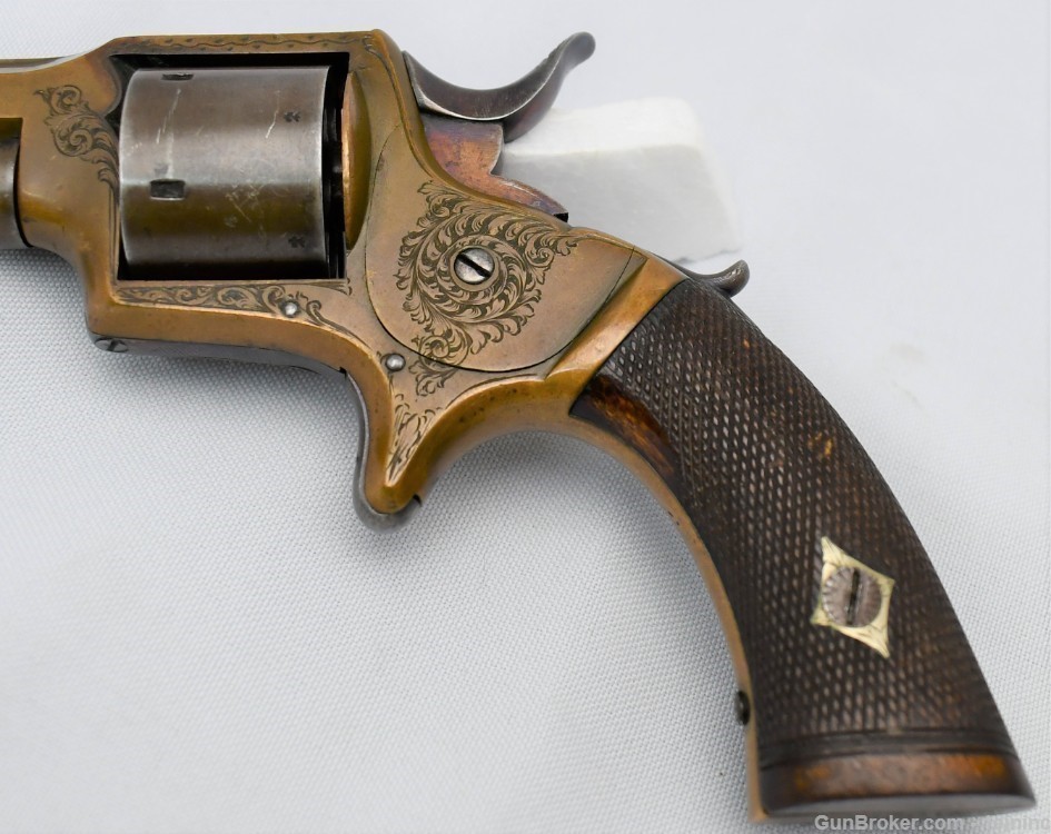 Charles Osborne Brass Frame Revolver-img-4