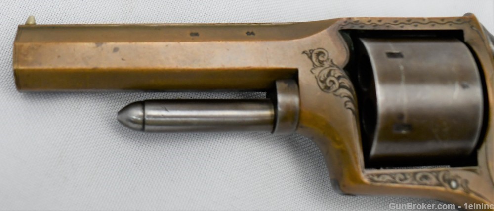 Charles Osborne Brass Frame Revolver-img-5