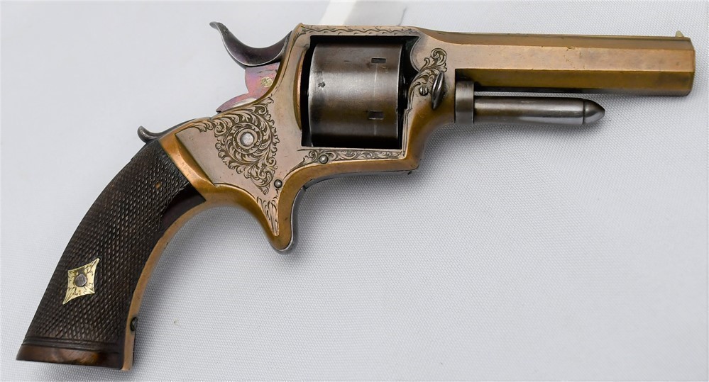 Charles Osborne Brass Frame Revolver-img-0