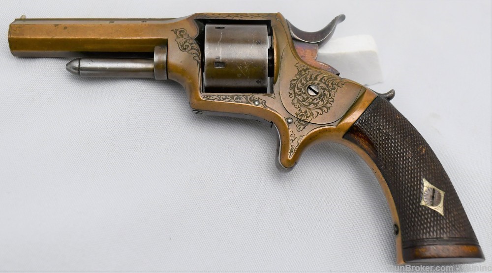 Charles Osborne Brass Frame Revolver-img-3