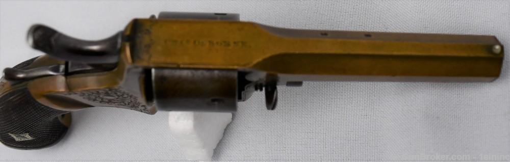 Charles Osborne Brass Frame Revolver-img-9