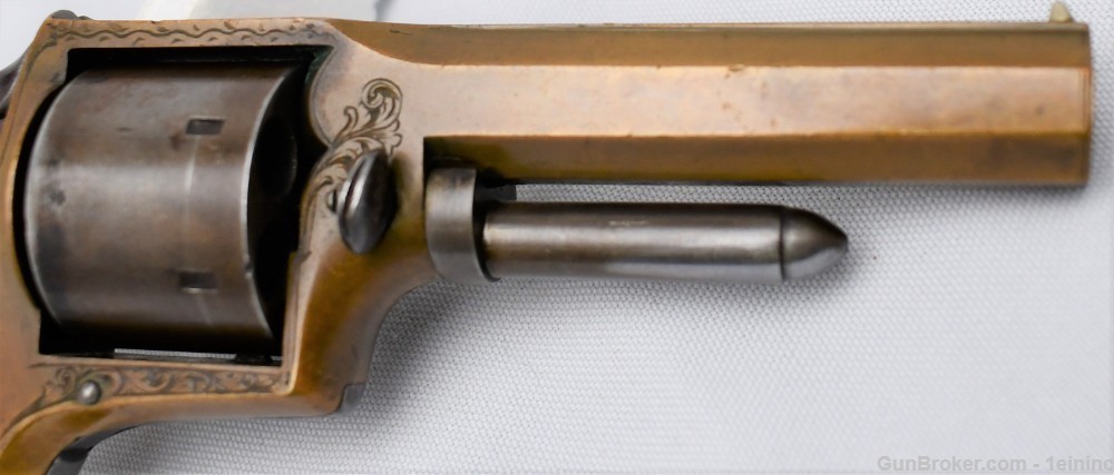 Charles Osborne Brass Frame Revolver-img-2