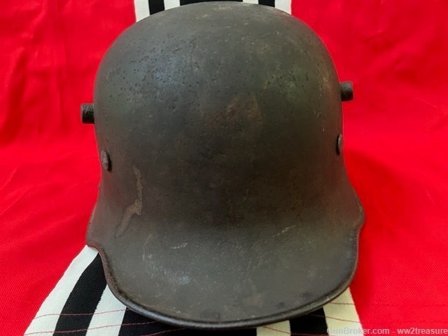 WW2 GERMAN ARMY EARLY M16 TRANSITIONAL  SD HELMET.SIZE 68.RARE. ORIG.-img-5