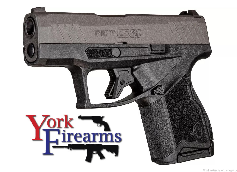 Taurus GX4 9mm Black/Tungsten 11RD Micro-Compact Handgun NEW 1-GX4M93C-img-1