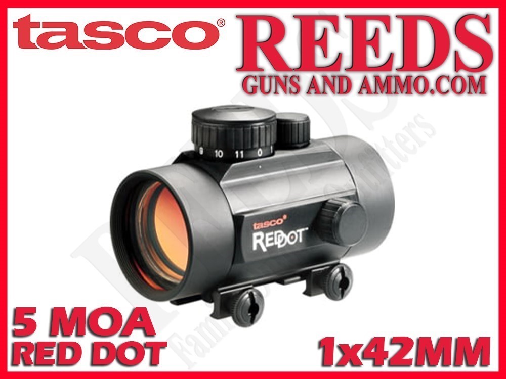 Tasco 1x42mm 5 MOA Red Dot Riflescope BKRD42RGT-img-0