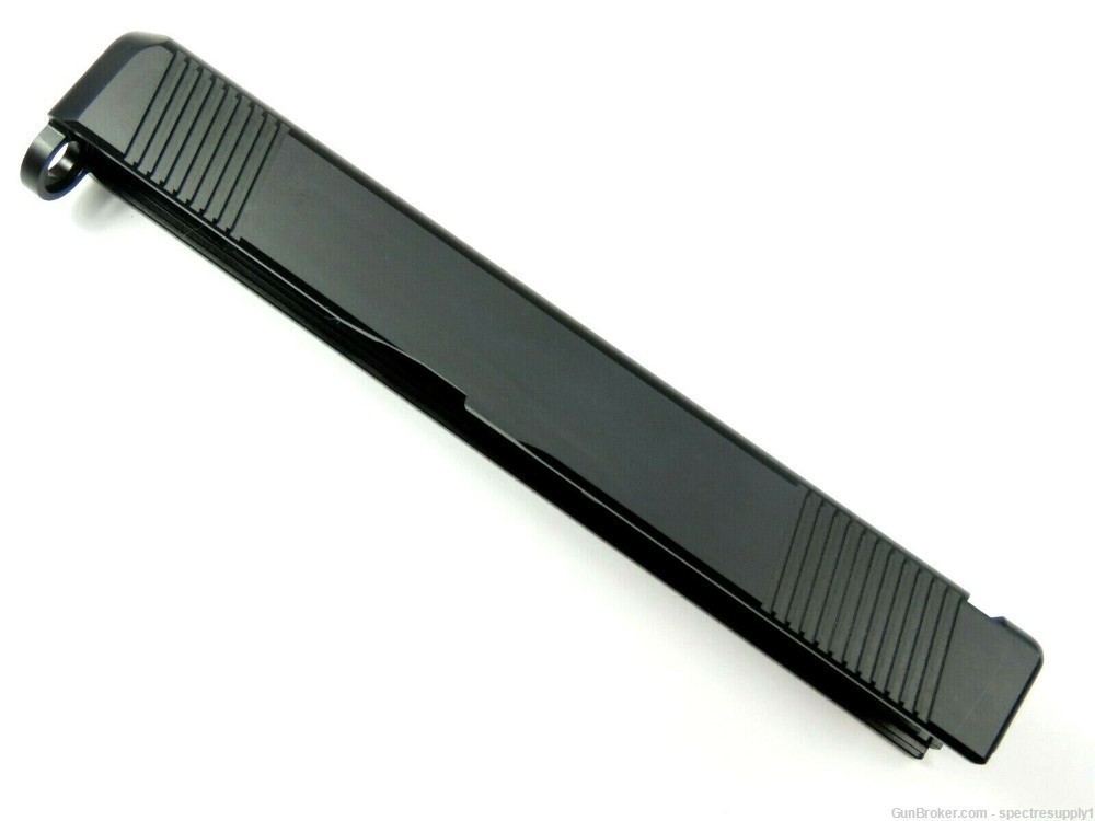 New 9mm Stainless Slide for Glock 19 Gen 1-3 G19 Black Melonite Finish-img-3