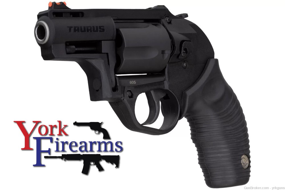 Taurus 605 Poly Protector 357MAG/38SPL 2" Black Revolver NEW 2-605021PLY-img-2