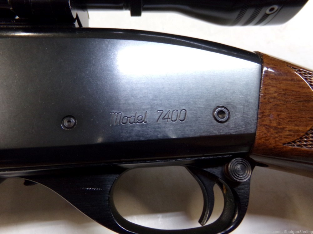 Used Remington 7400 Rifle in 30-06 with Redfield 4X Post scope -img-6