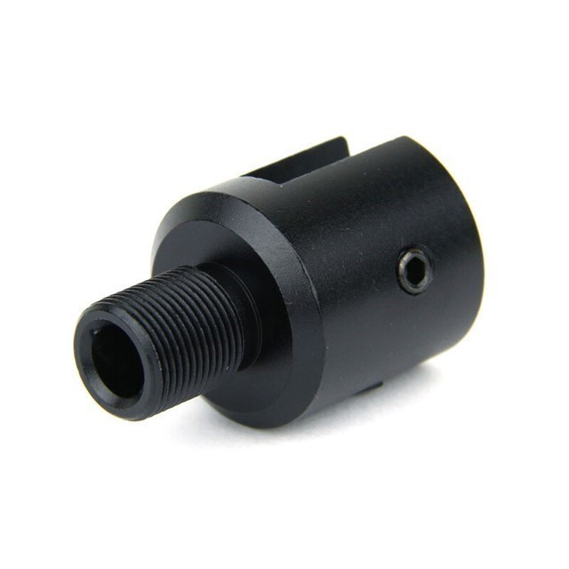 Ruger 10/22 End Adapter 1/2x28 Threaded Black-img-0