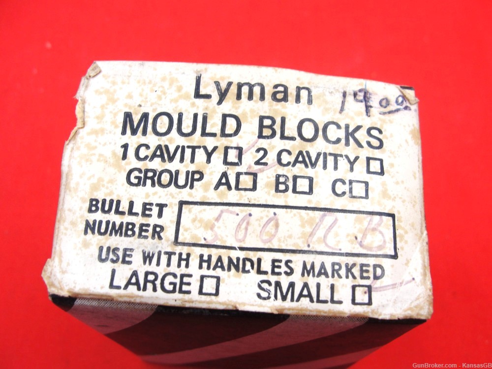 Lyman 500RB SC bullet mould blocks-img-7