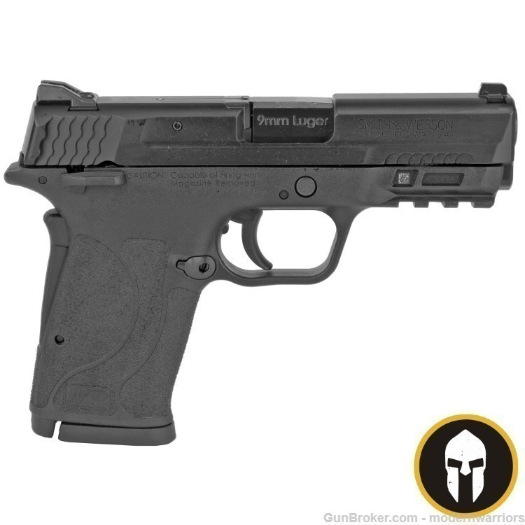 Smith and Wesson M&P9 Shield EZ 2.0 - 3.6" Barrel (9mm) Manual Safety - BLK-img-2