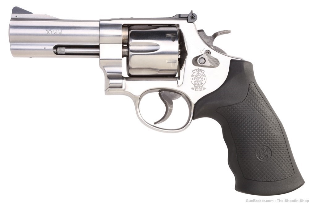 Smith & Wesson Model 610 Revolver 6RD 10MM Stainless 12463 610-3 S&W 4" NEW-img-1