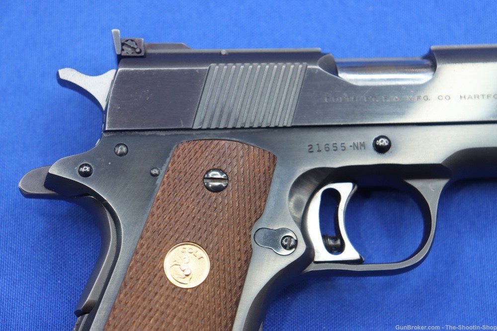 Colt National Match Model 1911 Pistol 45ACP 1967 MFG 5" 45 Elliason Sight-img-8