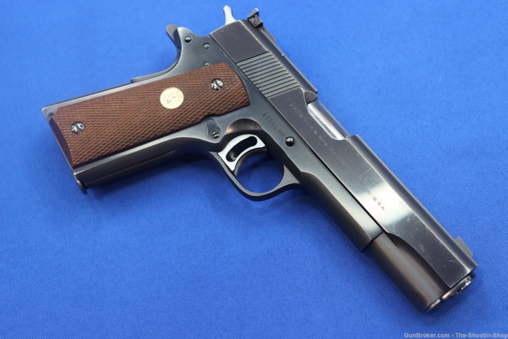 Colt National Match Model 1911 Pistol 45ACP 1967 MFG 5" 45 Elliason Sight-img-33