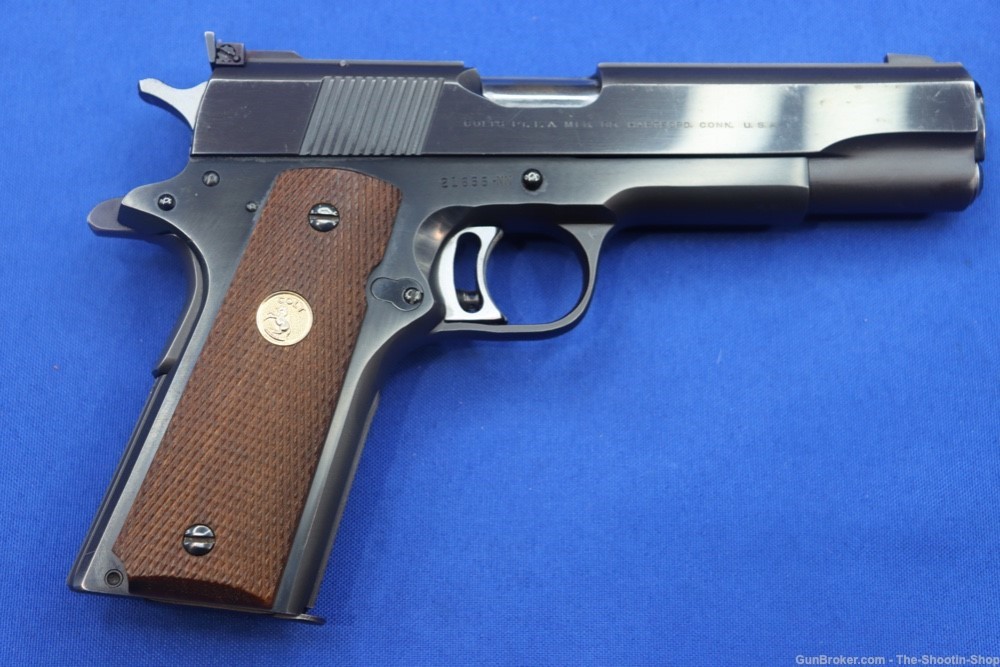 Colt National Match Model 1911 Pistol 45ACP 1967 MFG 5" 45 Elliason Sight-img-5