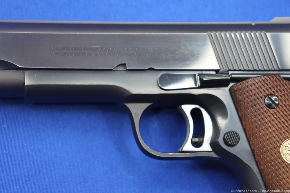 Colt National Match Model 1911 Pistol 45ACP 1967 MFG 5" 45 Elliason Sight-img-2
