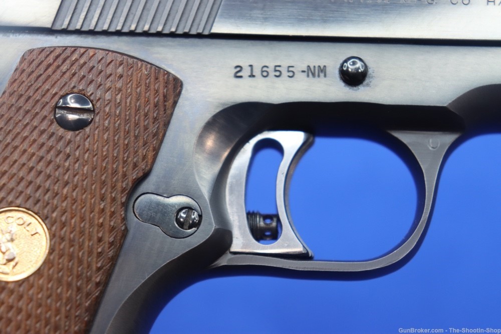 Colt National Match Model 1911 Pistol 45ACP 1967 MFG 5" 45 Elliason Sight-img-22