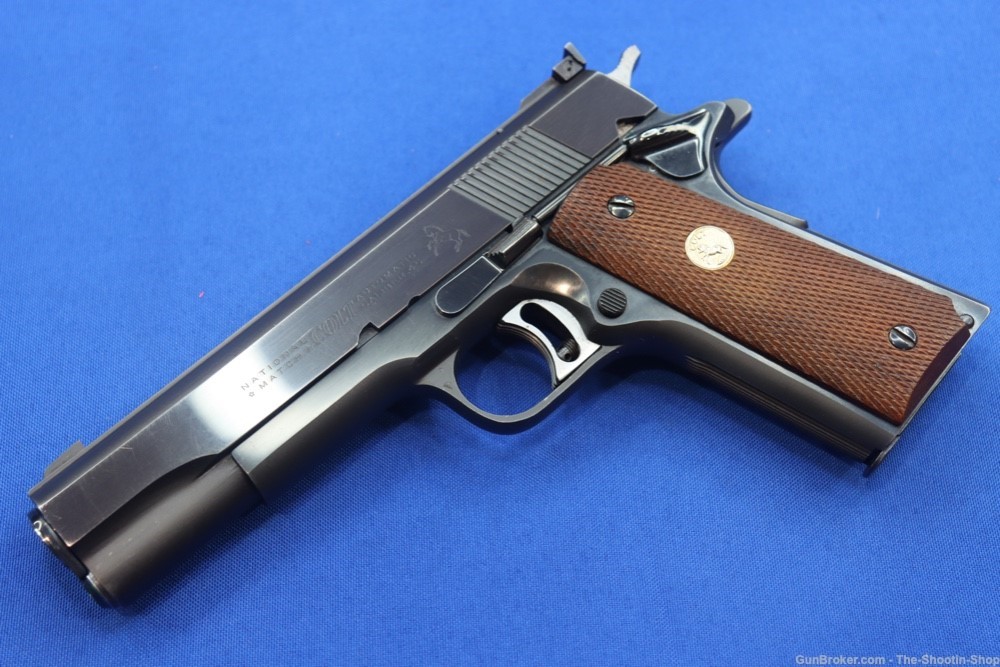 Colt National Match Model 1911 Pistol 45ACP 1967 MFG 5" 45 Elliason Sight-img-32