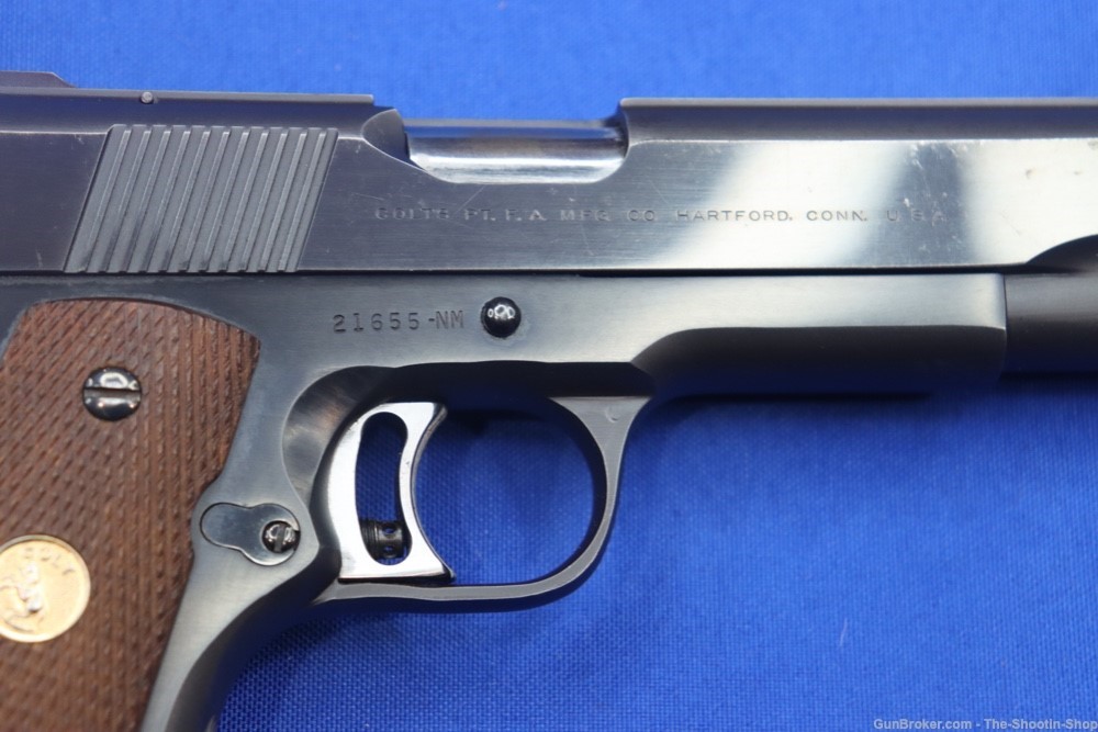 Colt National Match Model 1911 Pistol 45ACP 1967 MFG 5" 45 Elliason Sight-img-7