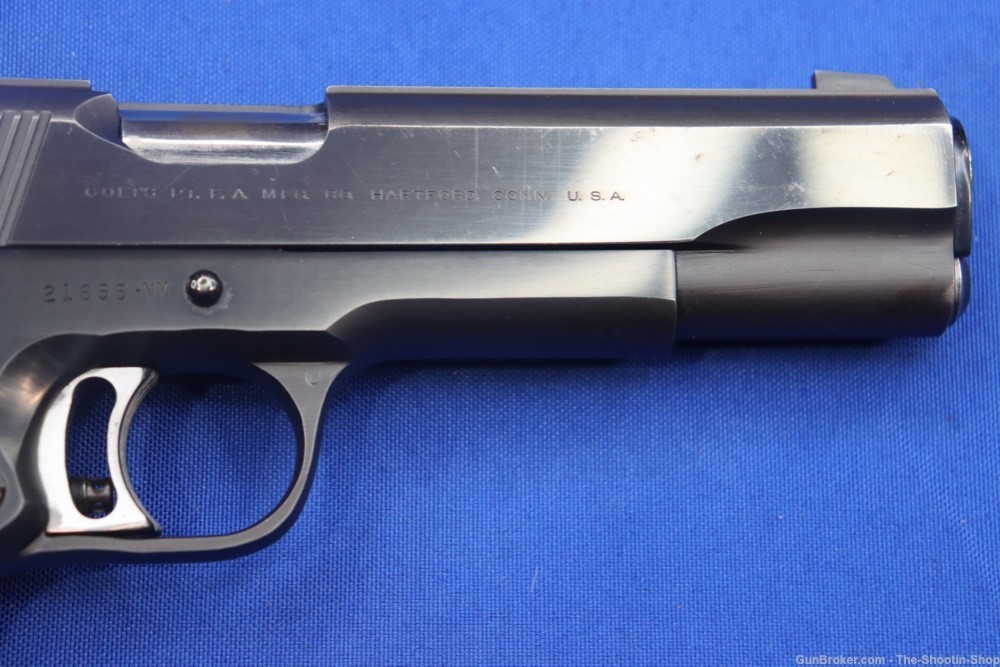 Colt National Match Model 1911 Pistol 45ACP 1967 MFG 5" 45 Elliason Sight-img-6