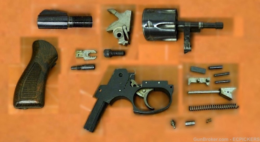KIMEL INDUSTRIES “Model 5000” .32 S&W Revolver Used Parts Lot  FIE GUARDIAN-img-1