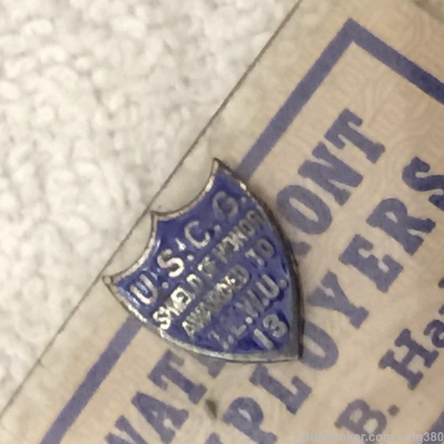 Harbors I.D. Badge & Coast Guard Honor Award Pin-img-2