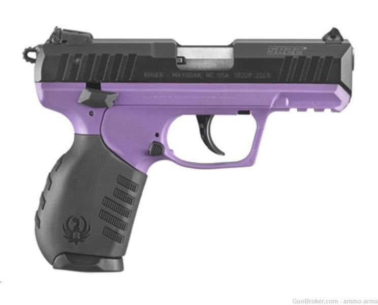 Ruger SR22P-PG Purple / Black SR22 TALO .22 LR 3.5" 10 Rounds 3606-img-1