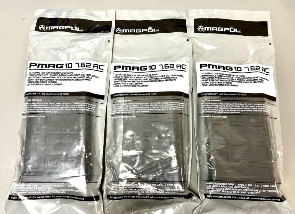Magpul Sig Sauer Cross-PRS 7.62mm 10 Rounds- PACK 3 UNITS-img-0