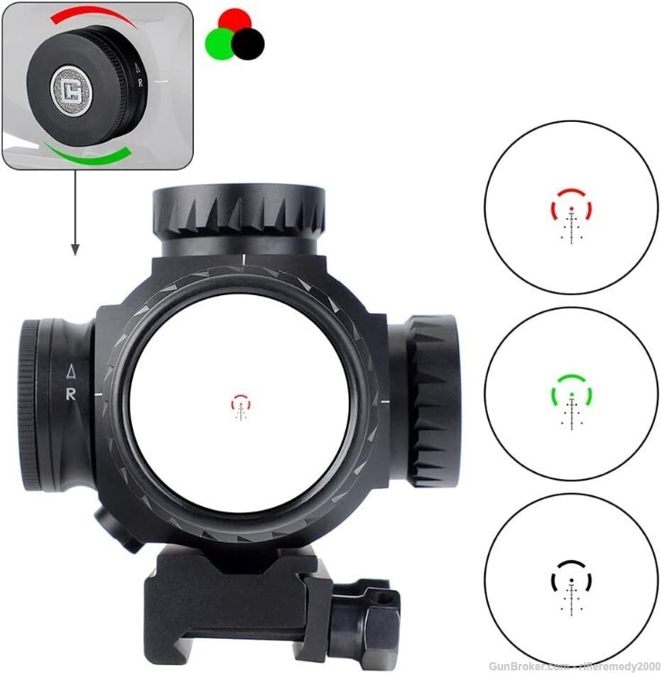 3X30 Prism Scope Prism Optic Sight Sights Red Green 3X Scope Sight 3X Optic-img-2